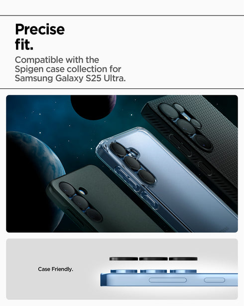 Spigen Galaxy S25 Ultra Lens Protector Glas.tR EZ Fit Optik Pro HD (2 Pack)